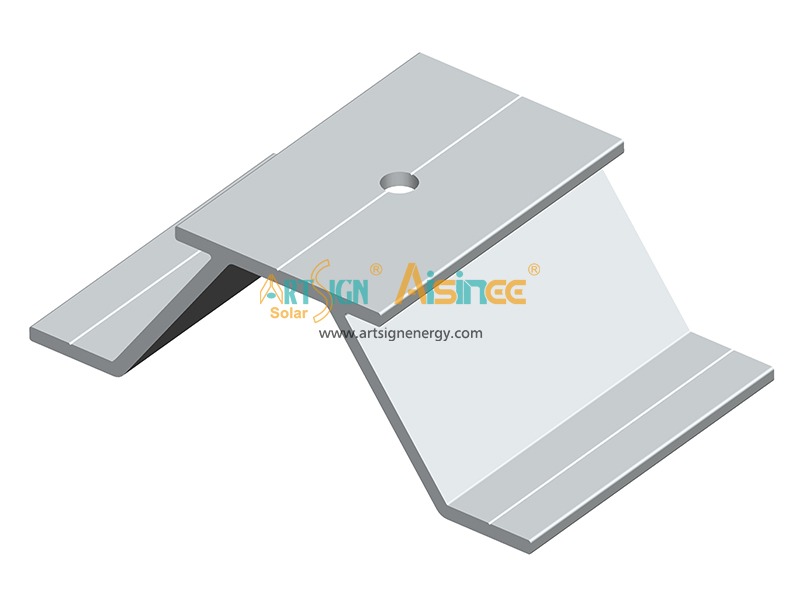 Solar Mounting Bracket Clamp for Trapezoidal Sheet Roof |Art Sign
