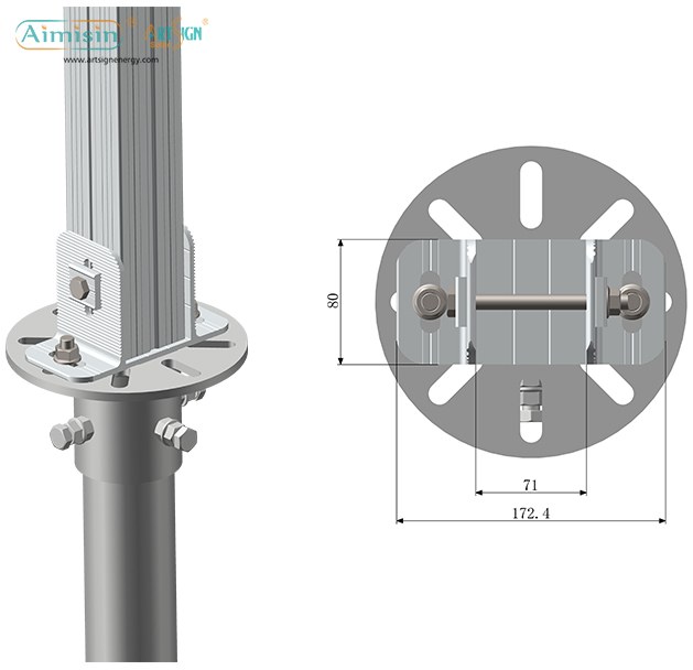 ART SIGN aluminum solar PV mount