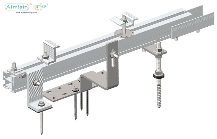 ART SIGN durable roof solar rails manufacturer