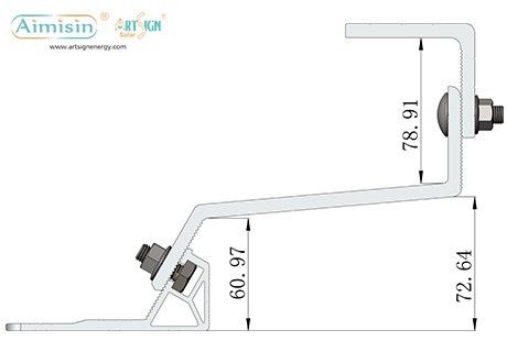 solar tile roof hook