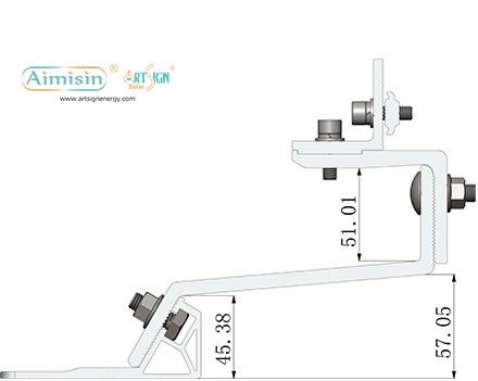 solar tile roof hook