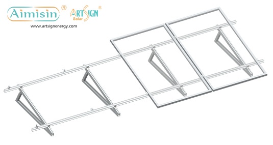 ART SIGN U shape triangle kit with rail solution