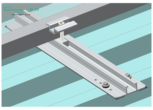 ART SIGN Railless solar mounting system for metal rooftop