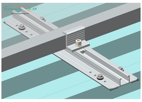 ART SIGN Railless solar mounting system for metal rooftop