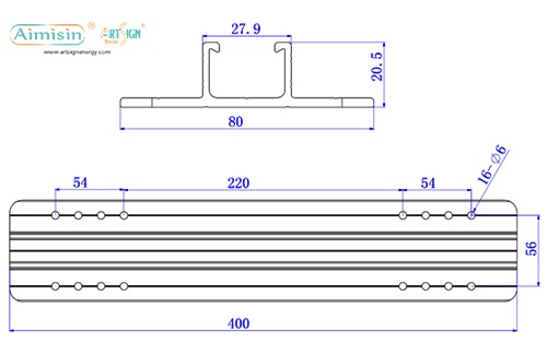 ART SIGN Railless solar mounting system for metal rooftop