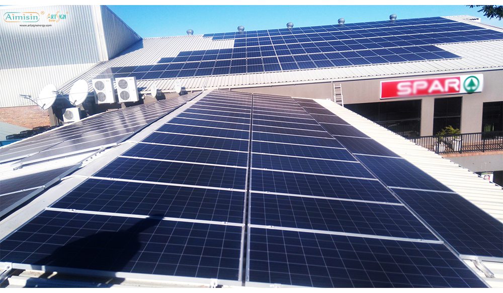 ART SIGN Railless solar mounting system for metal rooftop case study