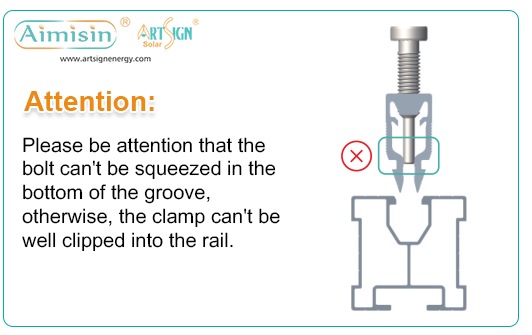 ART SIGN SR rail mid clamp