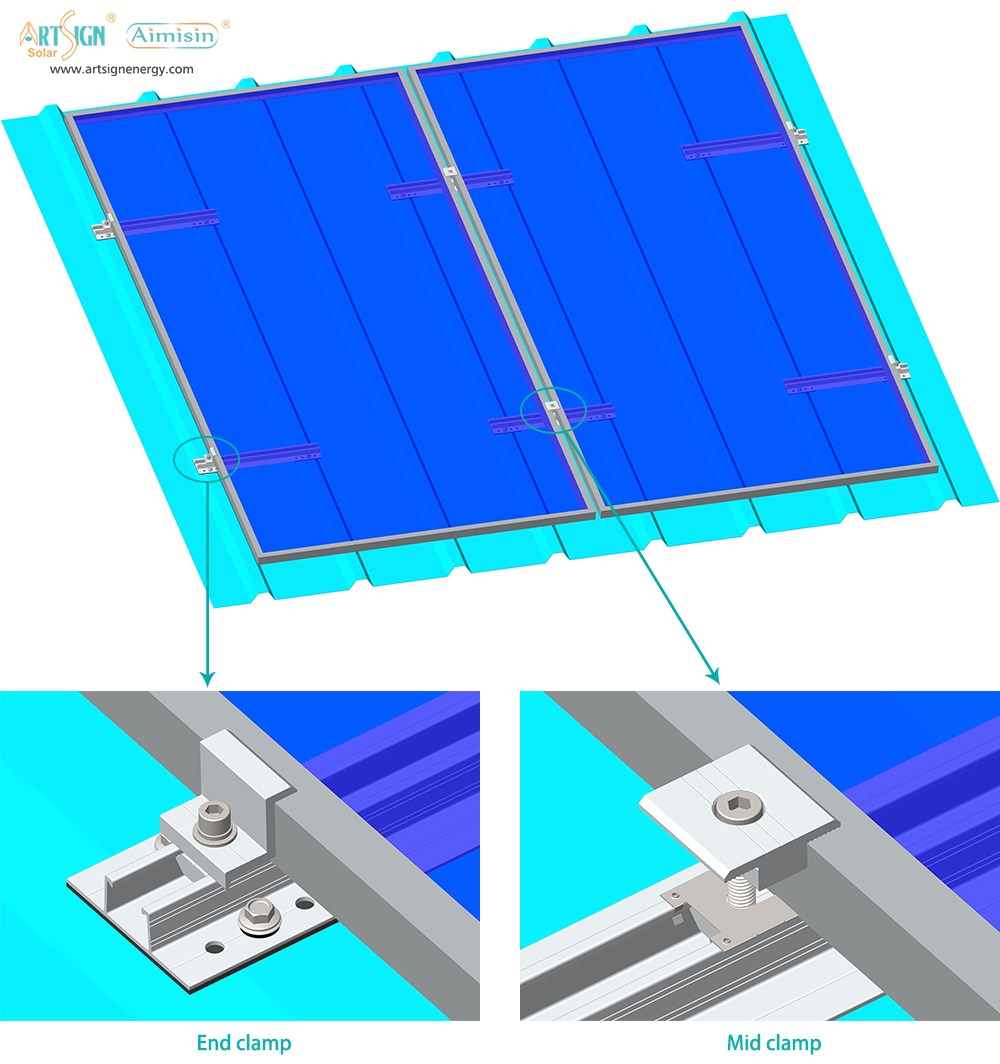 ART SIGN rail less solar racking AS-AU-R01