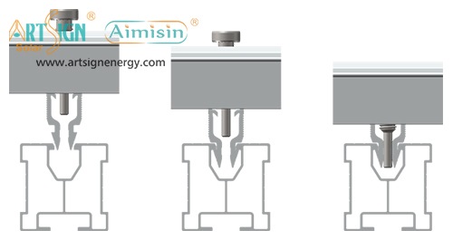 ART SIGNAdjustable end clamp installation