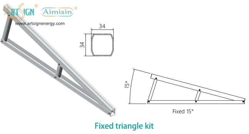 Adjustable U Beam Triangle Kit