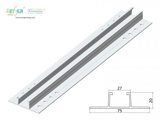 solar aluminium mini rail